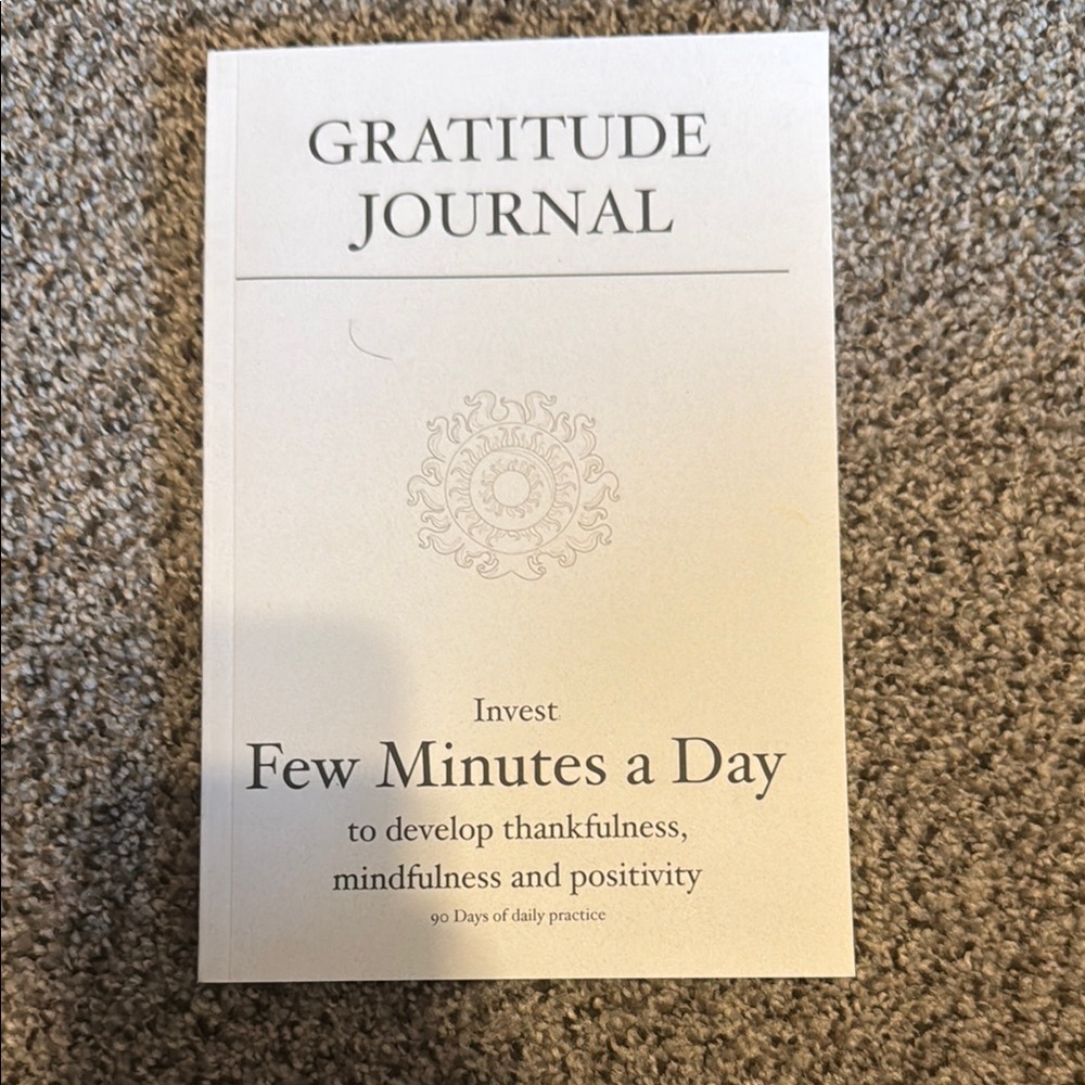 Gratitude Journal in Cream